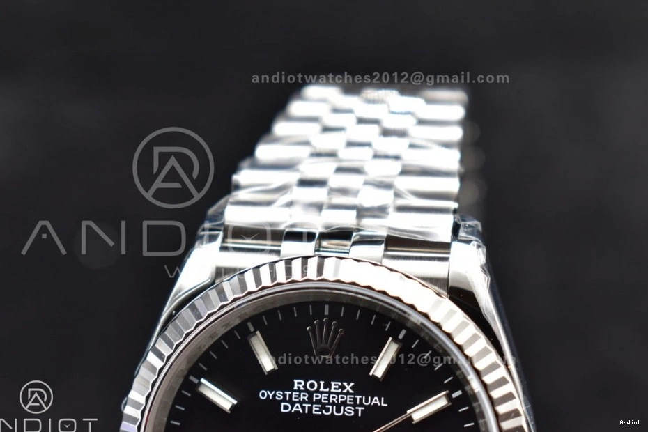 126234 Steel 1:1 SS VS3235 VSF 36 Black DateJust Best Stick on Edition 904L Dial Bracelet Jubilee 0701